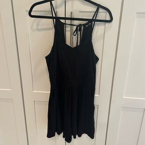 Black Express romper with pockets size small